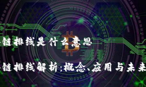 区块链排线是什么意思

区块链排线解析：概念、应用与未来展望